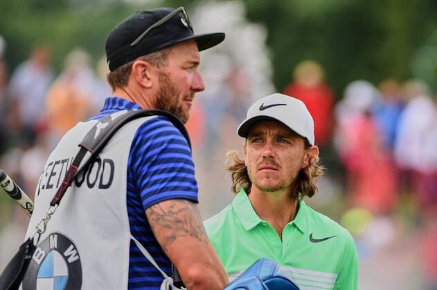 GER, Muenchen, Polo,BMW International Open 2017 23.06.2017, Golfplatz Eichenried, Moosinning, GER, Muenchen, Polo,BMW International Open 2017, im Bild Tommy Fleetwood (ENG)mit Caddy nordphotox xSchreyer