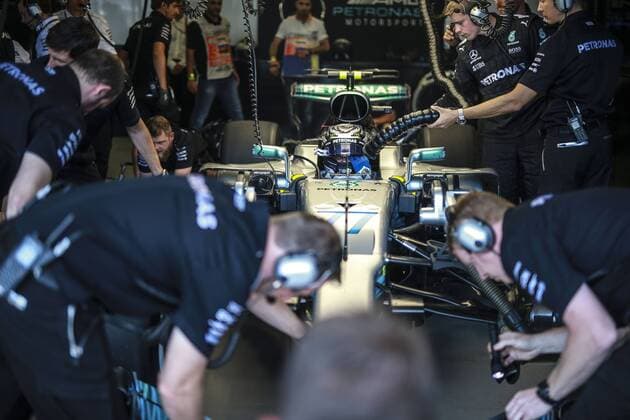 Motorsports: FIA Formula One World Championship WM Weltmeisterschaft 2017, Grand Prix of Europe, 77 Valtteri Bottas (FIN, Mercedes AMG Petronas F1 Team), Baku Azerbaijan xHOCHxZWEIx