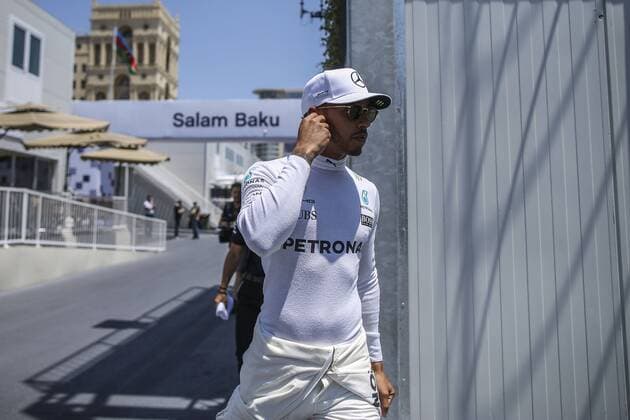 Motorsports: FIA Formula One World Championship WM Weltmeisterschaft 2017, Grand Prix of Europe, 44 Lewis Hamilton (GBR, Mercedes AMG Petronas F1 Team), Baku Azerbaijan xHOCHxZWEIx