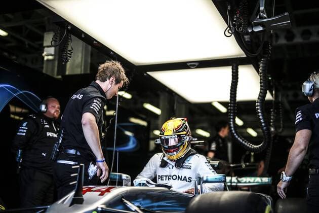 Motorsports: FIA Formula One World Championship WM Weltmeisterschaft 2017, Grand Prix of Europe, 44 Lewis Hamilton (GBR, Mercedes AMG Petronas F1 Team), Baku Azerbaijan xHOCHxZWEIx
