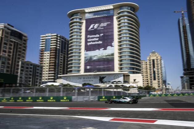 Motorsports: FIA Formula One World Championship WM Weltmeisterschaft 2017, Grand Prix of Europe, 77 Valtteri Bottas (FIN, Mercedes AMG Petronas F1 Team), Baku Azerbaijan xHOCHxZWEIx