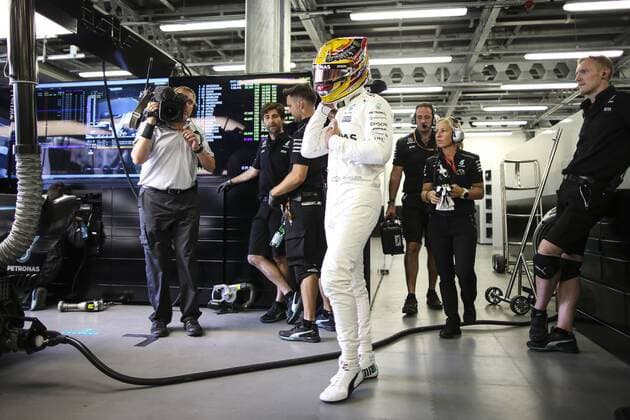 Motorsports: FIA Formula One World Championship WM Weltmeisterschaft 2017, Grand Prix of Europe, 44 Lewis Hamilton (GBR, Mercedes AMG Petronas F1 Team), Baku Azerbaijan xHOCHxZWEIx
