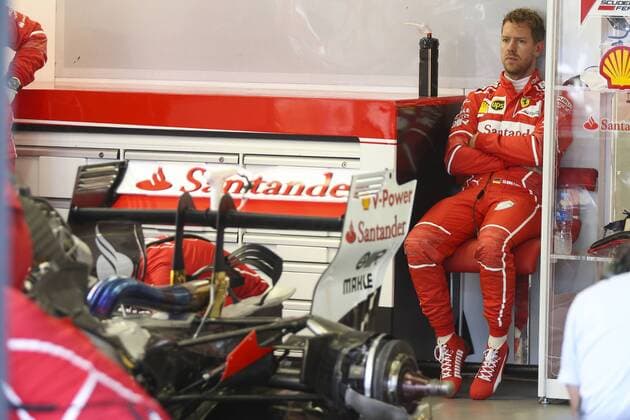Motorsports: FIA Formula One World Championship WM Weltmeisterschaft 2017, Grand Prix of Europe, 5 Sebastian Vettel (GER, Scuderia Ferrari), Baku Azerbaijan xHOCHxZWEIx
