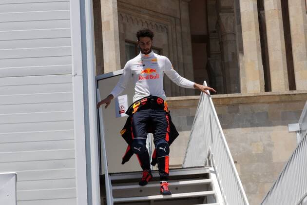 Azerbaijan Grand Prix, Baku 22 - 25 June 2017 23.06.2017 - Free Practice 1, Daniel Ricciardo (AUS) Red Bull Racing RB13 