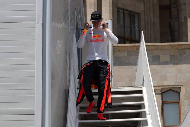 Azerbaijan Grand Prix, Baku 22 - 25 June 2017 23.06.2017 - Free Practice 1, Max Verstappen (NED) Red Bull Racing RB13 