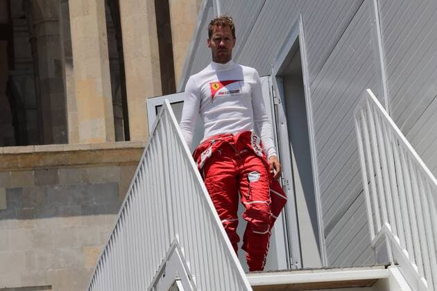 Azerbaijan Grand Prix, Baku 22 - 25 June 2017 23.06.2017 - Free Practice 1, Sebastian Vettel (GER) Scuderia Ferrari SF70H 