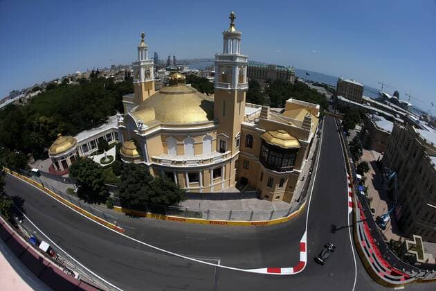Azerbaijan Grand Prix, Baku 22 - 25 June 2017 23.06.2017 - Free Practice 1, Romain Grosjean (FRA) Haas F1 Team VF-17 