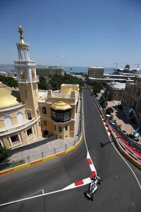 Azerbaijan Grand Prix, Baku 22 - 25 June 2017 23.06.2017 - Free Practice 1, Valtteri Bottas (FIN) Mercedes AMG F1 W08 
