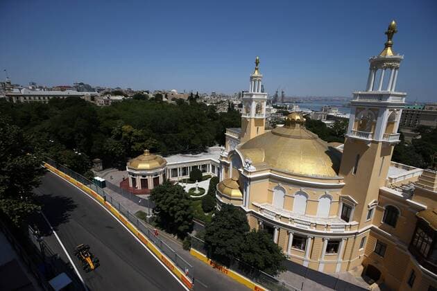 Azerbaijan Grand Prix, Baku 22 - 25 June 2017 23.06.2017 - Free Practice 1, Jolyon Palmer (GBR) Renault F1 Team RS17 