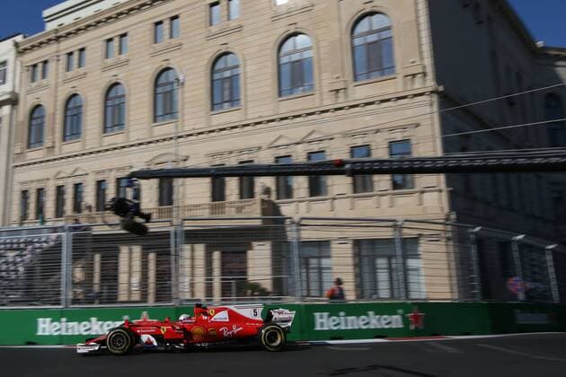 Motorsports: FIA Formula One World Championship WM Weltmeisterschaft 2017, Grand Prix of Europe, 5 Sebastian Vettel (GER, Scuderia Ferrari), Baku Azerbaijan xHOCHxZWEIx