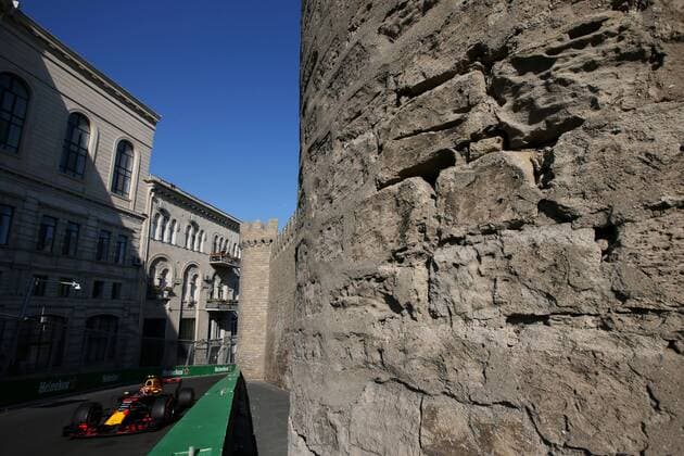 Motorsports: FIA Formula One World Championship WM Weltmeisterschaft 2017, Grand Prix of Europe, 33 Max Verstappen (NLD, Red Bull Racing), Baku Azerbaijan xHOCHxZWEIx