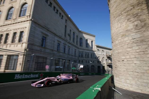 Motorsports: FIA Formula One World Championship WM Weltmeisterschaft 2017, Grand Prix of Europe, 11 Sergio Perez (MEX, Sahara Force India F1 Team), Baku Azerbaijan xHOCHxZWEIx