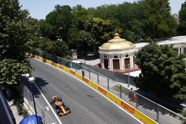 Motorsports: FIA Formula One World Championship WM Weltmeisterschaft 2017, Grand Prix of Europe, 14 Fernando Alonso (ESP, McLaren Honda), Baku Azerbaijan xHOCHxZWEIx