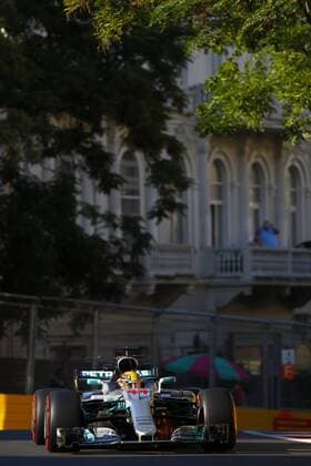 Motorsports: FIA Formula One World Championship WM Weltmeisterschaft 2017, Grand Prix of Europe, 44 Lewis Hamilton (GBR, Mercedes AMG Petronas F1 Team), Baku Azerbaijan xHOCHxZWEIx