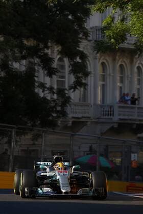 Motorsports: FIA Formula One World Championship WM Weltmeisterschaft 2017, Grand Prix of Europe, 44 Lewis Hamilton (GBR, Mercedes AMG Petronas F1 Team), Baku Azerbaijan xHOCHxZWEIx