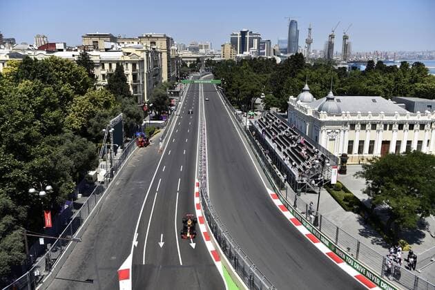 Motorsports: FIA Formula One World Championship WM Weltmeisterschaft 2017, Grand Prix of Europe, 33 Max Verstappen (NDL, Red Bull Racing) Baku Azerbaijan xHOCHxZWEIx
