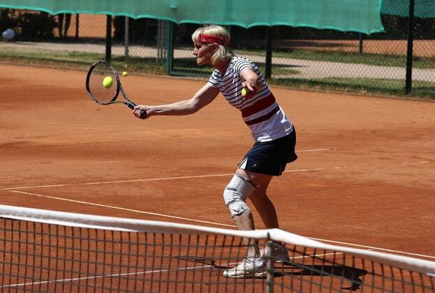 24.06.2017 Neu-Isenburg, RW Tennis-CLub Kampf um die Meisterschaft der Damen 60 Regionalliga TC RW Neu-Isenburg – TA SV Böblingen die Neu-Isenburgerin Brigitte Friedl (RW Neu-Isenburg)