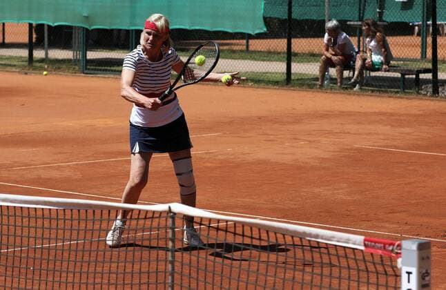 24.06.2017 Neu-Isenburg, RW Tennis-CLub Kampf um die Meisterschaft der Damen 60 Regionalliga TC RW Neu-Isenburg – TA SV Böblingen die Neu-Isenburgerin Brigitte Friedl (RW Neu-Isenburg)