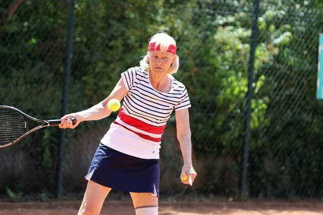 24.06.2017 Neu-Isenburg, RW Tennis-CLub Kampf um die Meisterschaft der Damen 60 Regionalliga TC RW Neu-Isenburg – TA SV Böblingen die Neu-Isenburgerin Brigitte Friedl (RW Neu-Isenburg)