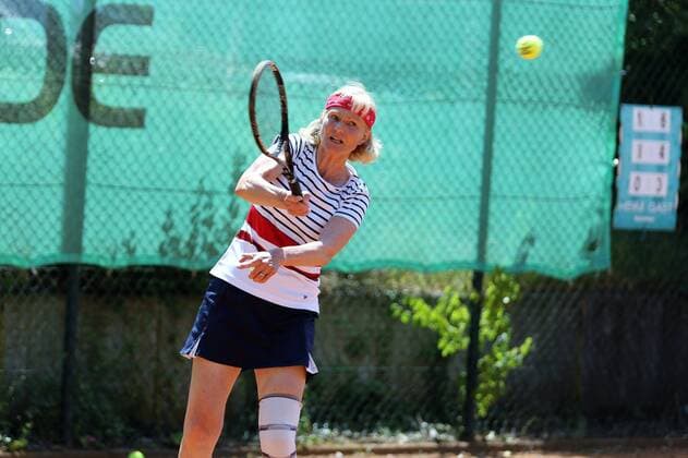 24.06.2017 Neu-Isenburg, RW Tennis-CLub Kampf um die Meisterschaft der Damen 60 Regionalliga TC RW Neu-Isenburg – TA SV Böblingen die Neu-Isenburgerin Brigitte Friedl (RW Neu-Isenburg)