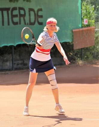 24.06.2017 Neu-Isenburg, RW Tennis-CLub Kampf um die Meisterschaft der Damen 60 Regionalliga TC RW Neu-Isenburg – TA SV Böblingen die Neu-Isenburgerin Brigitte Friedl (RW Neu-Isenburg)
