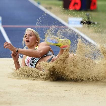 Bilder des Tages - SPORT Lille, Leichtathletik,Team EM, European Athletics Team Championships, 23-25.06.2017, Lille, Kristin Gierisch, Dreisprung Frauen, Deutschland,