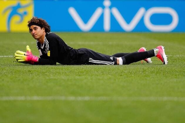 Mexico vs. Russia SAO PETERSBURGO, MO - 24.06.2017: MEXICO VS. RUSSIA - OCHOA Guillermo of Mexico during Mexico-Russia match valid for the third round of the Confederations Cup 2017 on Saturday (24) held Arena Kazan in Kazan, Russia. (Photo: Marcelo Machado de Melo Fotoarena) x1343553x  MarceloxMachadoxdexMelo