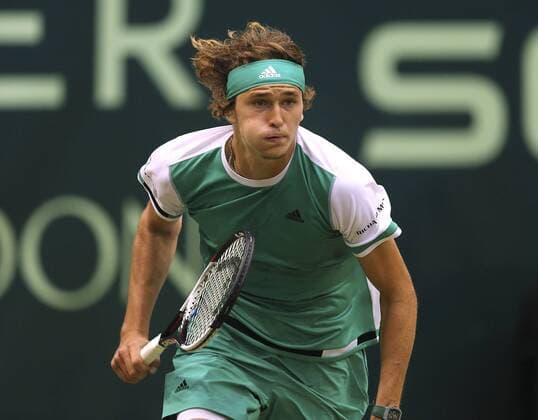 Foto : Alexander Sascha Zverev ( GER ) defeats Gasquet in 3 sets Tennis-Turnier Gerry Weber Open im westfälischen Halle am Sa 24.06.2017