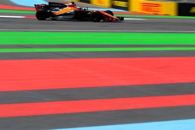 Day 2: Third practice session F1 Belgum Formula One driver Stoffel Vandoorne of McLaren Honda F1 Team in action during the third practice session of the Formula One Grand Prix of Azerbaijan at the Baku City Circuit. The 2017 Formula One Grand Prix of Azerbaijan will take place on 25 June.  AzizxKarimov PacificxPress