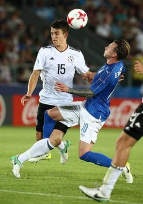 Bilder des Tages - SPORT Marc Oliver Kempf, Federico Bernardeschi Aktion Spielszene Zweikampf Fußball Fussball U21 U 21 EM Europameisterschaft Länderspiel Saison 2016 2017 24.06.2017 DFB Nationalmannschaft GER BRDeutschland vs. Italien
