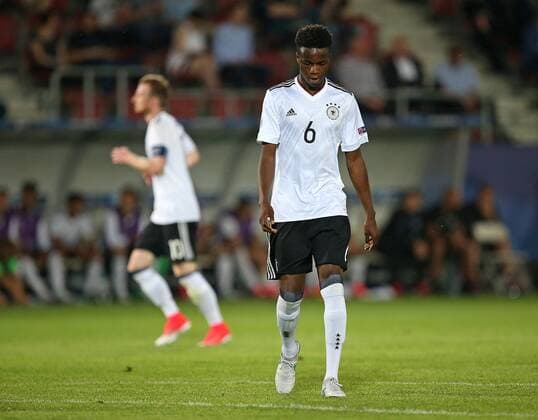 24.06.2017, Fussball U21 U 21 Europameisterschaft 2017 in Polen, Gruppe C, Italien - Deutschland im Cracovia-Stadion Krakau. Gideon Jung (Deutschland) enttäuscht 