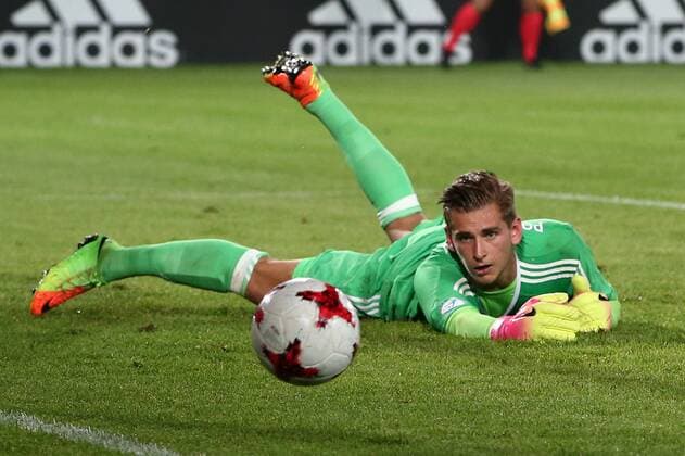 Torwart Julian Pollersbeck Einzelbild Freisteller Aktion Fußball Fussball U21 U 21 EM Europameisterschaft Länderspiel Saison 2016 2017 24.06.2017 DFB Nationalmannschaft GER BRDeutschland vs. Italien