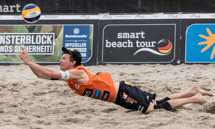 smart Beach Tour 2017 - Supercup Kuehlungsborn; Kuehlungsborn, 24.-25.06.2017 Jonas Schroeder; smart Beach Tour 2017 - Supercup Kuehlungsborn am 24.06.2017. xPWx