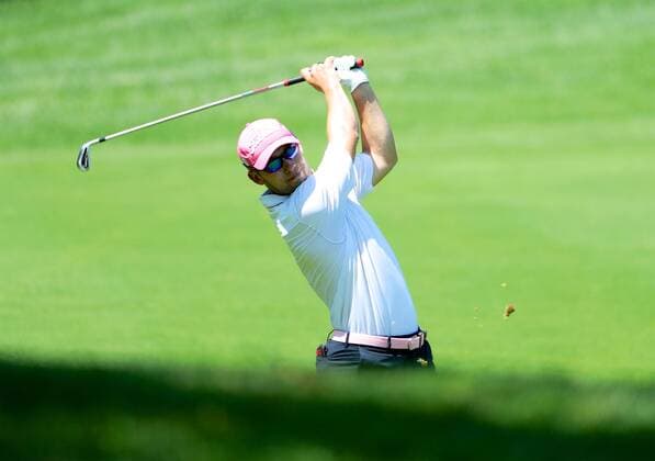 Bryden Macpherson of Australia plays a hit in the final round of the 2017 Fragrant Hills International Beijing Open golf tournament in Beijing, China, 25 June 2017. Australian golfer Bryden Macpherson ranked the top on the China Tour Order of Merit this week when the second event of the newly formed circuit s 2017 season gets underway in Beijing. The Tour recently cut ties with the PGA Golf Herren TOUR and is now run by the China Golf Association with ties to both the European and Asian Tours. The Fragrant Hills International Beijing Open, which is the second stop on the China Tour, is set to welcome 141 players from 17 countries when it tees off from June 22-25. Bryden Macpherson titles Fragrant Hills International Beijing Open  20170625_09368