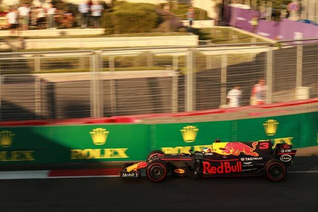 Motorsports: FIA Formula One World Championship WM Weltmeisterschaft 2017, Grand Prix of Europe, 3 Daniel Ricciardo (AUS, Red Bull Racing), Baku Azerbaijan xHOCHxZWEIx