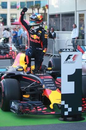 Motorsports: FIA Formula One World Championship WM Weltmeisterschaft 2017, Grand Prix of Europe, 3 Daniel Ricciardo (AUS, Red Bull Racing), Baku Azerbaijan xHOCHxZWEIx