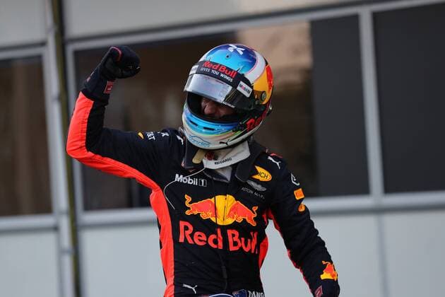 Azerbaijan Grand Prix, Baku 22 - 25 June 2017 25.06.2017 - Race, Daniel Ricciardo (AUS) Red Bull Racing RB13 race winner 