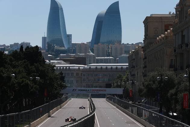 Motorsports: FIA Formula One World Championship WM Weltmeisterschaft 2017, Grand Prix of Europe, 33 Max Verstappen (NDL, Red Bull Racing) Baku Azerbaijan xHOCHxZWEIx