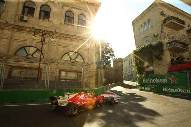 Motorsports: FIA Formula One World Championship WM Weltmeisterschaft 2017, Grand Prix of Europe, 7 Kimi Raikkonen (FIN, Scuderia Ferrari), Baku Azerbaijan xHOCHxZWEIx