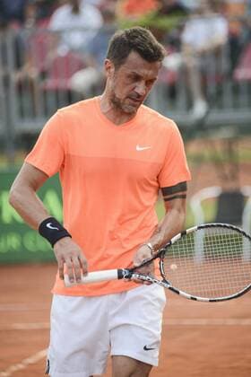 Milan, Maldini debuts tennis player in the circuit of the professional, double tournament of the Private Tennis Cup of the Harbor Club in the photo: Paolo Maldini  Copyright: xAlbertoxScarpinatox xIPAx xAlbertoxScarpinatox