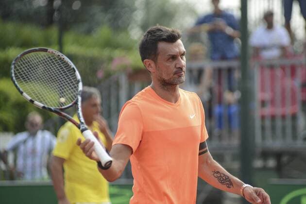 Milan, Maldini debuts tennis player in the circuit of the professional, double tournament of the Private Tennis Cup of the Harbor Club in the photo: Paolo Maldini  Copyright: xAlbertoxScarpinatox xIPAx xAlbertoxScarpinatox