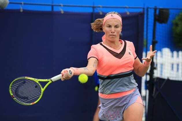 TENNIS - WTA Tennis Damen AEGON International 2017 EASTBOURNE,ENGLAND,28.JUN.17 - TENNIS - WTA Tour, AEGON International. Image shows Svetlana Kuznetsova (RUS). GEPAxpictures xAlanxGrieves