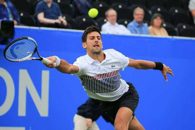 TENNIS - ATP Tennis Herren AEGON International 2017 EASTBOURNE,ENGLAND,28.JUN.17 - TENNIS - ATP World Tour, AEGON International. Image shows Novak Djokovic (SRB). GEPAxpictures xAlanxGrieves