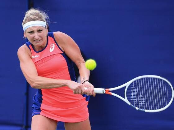 TENNIS - WTA Tennis Damen AEGON International 2017 EASTBOURNE,ENGLAND,28.JUN.17 - TENNIS - WTA Tour, AEGON International. Image shows Timea Bacsinszky (SUI). GEPAxpictures xAlanxGrieves