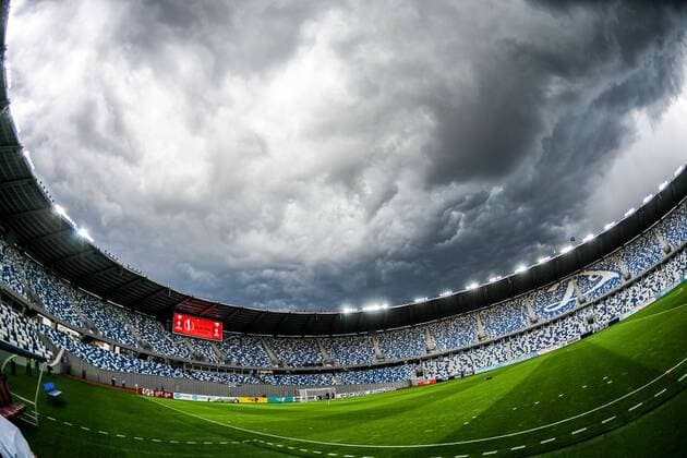 SOCCER - UEFA EL quali, Chikhura vs Altach TBILISI,GEORGIA,29.JUN.17 - SOCCER - UEFA Europa League qualification, FC Chikhura Sachkhere vs SCR Altach. Image shows dark clouds over the Boris-Paitschadse-National-Arena. GEPAxpictures xOliverxLerch