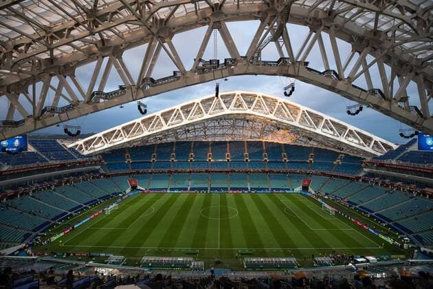 Germany vs Mexico SOCHI, SC - 29.06.2017: GERMANY VS MEXICO - Fisht Stadium Overview Before the match between Germany and Mexico, the 2017 FIFA Confederations Cup semi-final on Thursday (29th), held at the Olympic Stadium in Sochi, Russia (Photo: Marcelo Machado de Melo Fotoarena) x1347173x  MarceloxMachadoxdexMelo