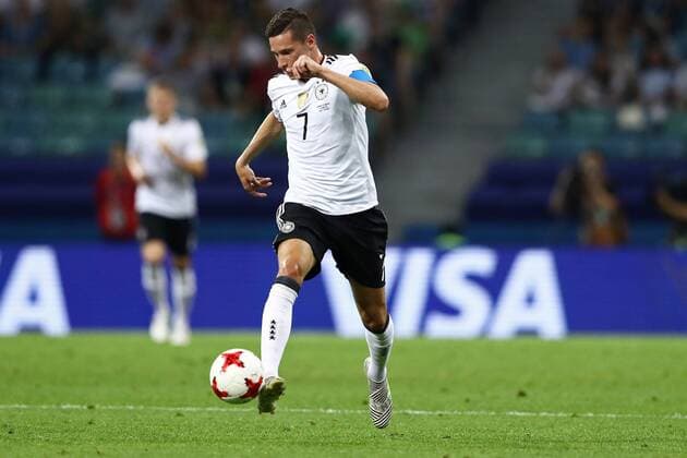 Germany vs Mexico SOCHI, SC - 29.06.2017: GERMANY VS MEXICO - Julian Draxler of Germany during a match between Germany and Mexico valid for the semifinals of the 2017 Confederations Cup on Thursday (29th), held at the Sochi Olympic Stadium in Sochi, Russia. (Photo: Heuler Andrey DiaEsportivo Fotoarena) x1347269x  HeulerxAndrey
