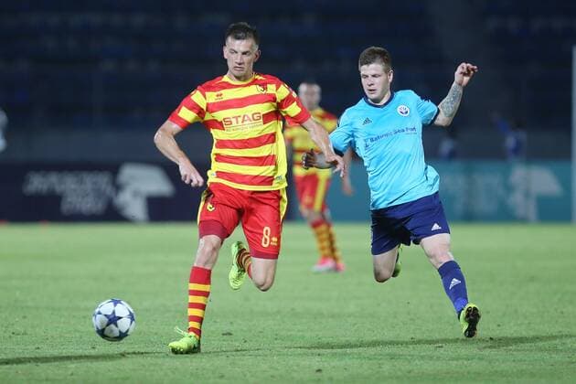 29.06.2017 KUTAISI, GRUZJA (GEORGIA) PILKA NOZNA (FOOTBALL), LIGA EUROPY UEFA 2017 2018 (EUROPEAN UEFA LEAGUE 2017 2018) , 1 RUNDA KWALIFIKACJI (FIRST QUALIFICATION ROUND) MECZ (GAME) DINAMO BATUMI - JAGIELLONIA BIALYSTOK NZ LUKASZ BURLIGA FOTO KAMIL SWIRYDOWICZ CYFRASPORT NEWSPIX.PL --- Newspix.pl  20170629CSKS0033