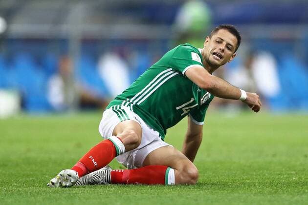 Germany vs Mexico SOCHI, SC - 29.06.2017: GERMANY VS MEXICO - Javier Hernandez of Mexico during a match between Germany and Mexico valid for the semifinals of the 2017 Confederations Cup on Thursday (29th), held at the Sochi Olympic Stadium in Sochi, Russia. (Photo: Heuler Andrey DiaEsportivo Fotoarena) x1347396x  HeulerxAndrey