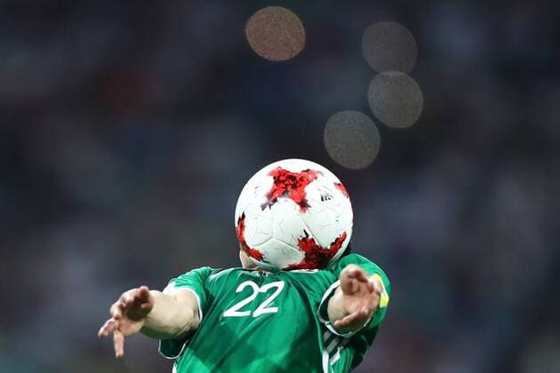Themen der Woche - SPORT Bilder des Tages - SPORT Germany vs Mexico SOCHI, SC - 29.06.2017: GERMANY VS MEXICO - Hirving Lozano of Mexico during a match between Germany and Mexico valid for the semifinals of the 2017 Confederations Cup on Thursday (29th), held at the Sochi Olympic Stadium in Sochi, Russia. (Photo: Heuler Andrey DiaEsportivo Fotoarena) x1347479x  HeulerxAndrey